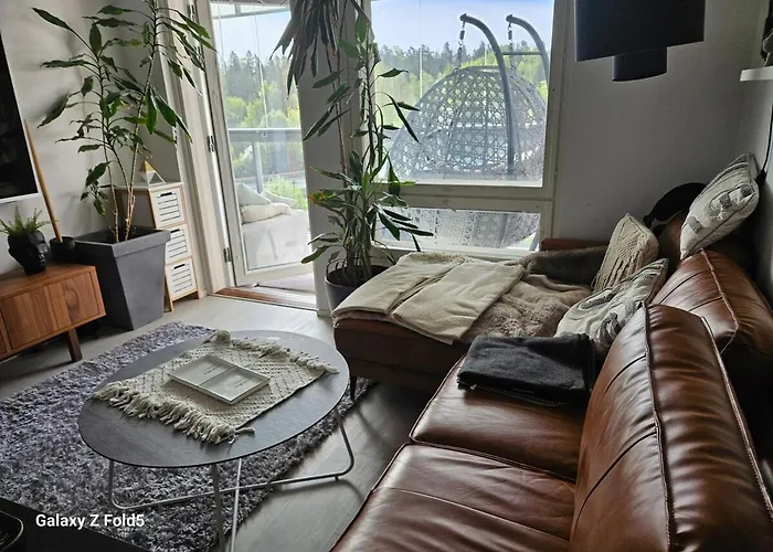 Modern 61m Apt,own Private Sauna Apartment *