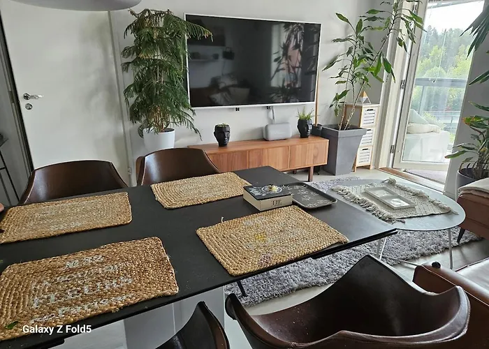 Modern 61m Apt,own Private Sauna Apartment