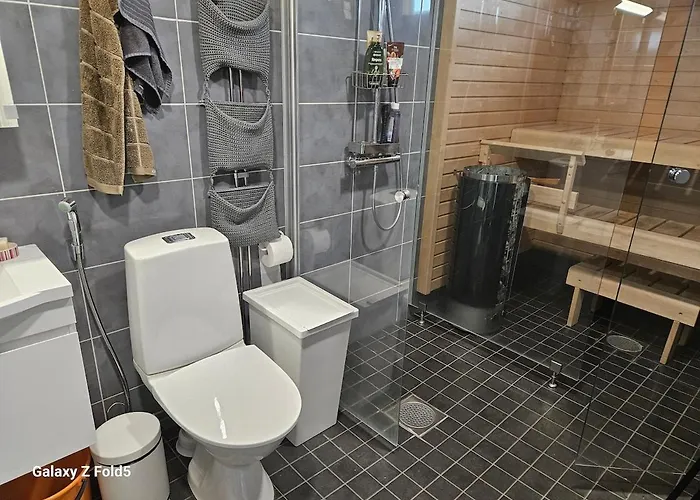 Modern 61m Apt,own Private Sauna Apartment